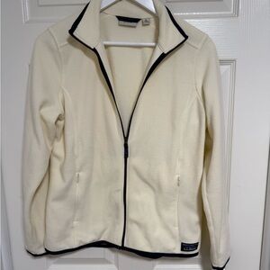L.L. Bean Women's Cream Fleece Jacket